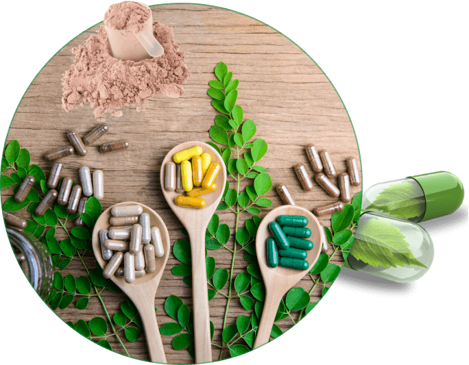 Herbal capsules and plant ingredients